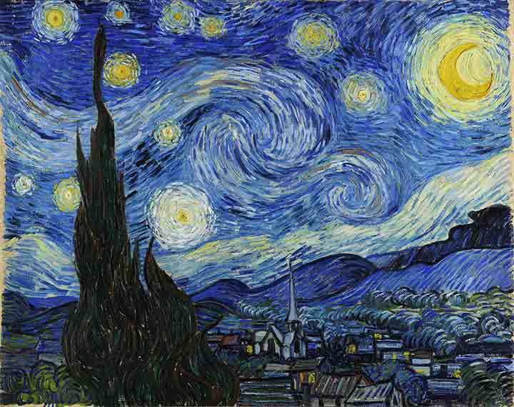 Noapte instelata -Van Gogh