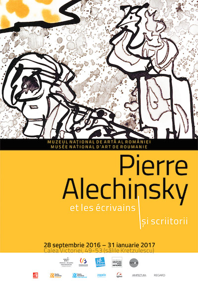 Expozitie PIERRE ALECHINSKY SI SCRIITORII