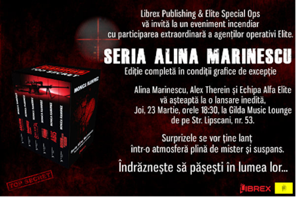 Lansare de carte Seria Alina Marinescu